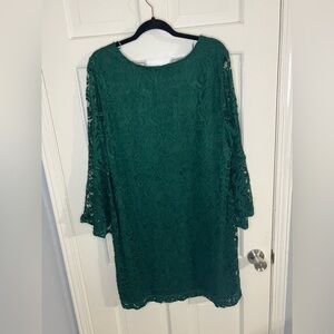 Lane Bryant Elegant  Lace Long Sleeve Dress Perfect Holiday Dress